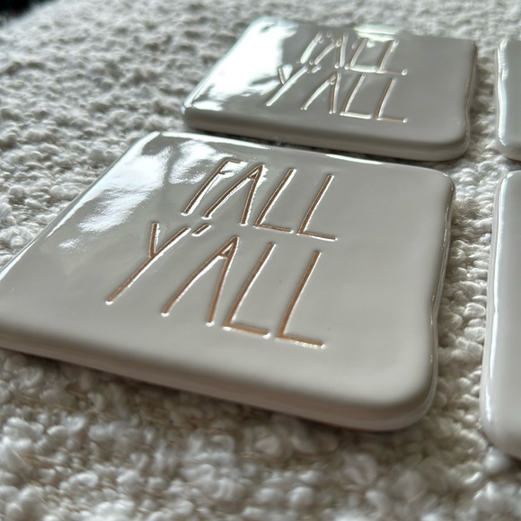 🍂FALL Y’ALL Coasters by Rae Dunn - Picture 3 of 5